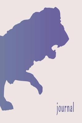 Lion Journal: Blank Lined Diary