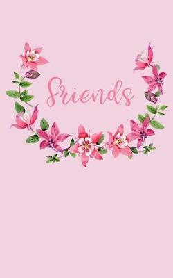 Pink Aquilegia Granny's Bonnet Watercolor Friend Notebook: Writing Diary Journal Tablet