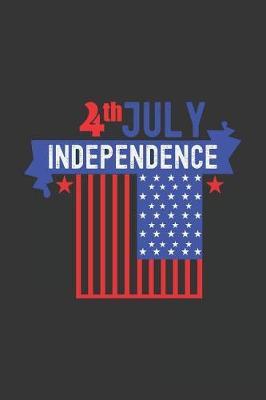 4th July Independence: Awesome Novelty USA America Flag Gift Notebook