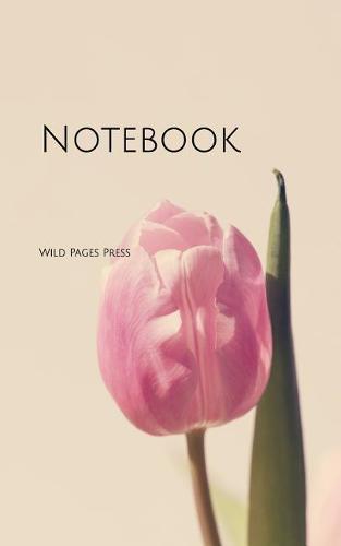 Notebook: Tulip Pink Blossom Bloom Flower Back Yoga Cloth Cleaning Clean Dust Dusting Folder