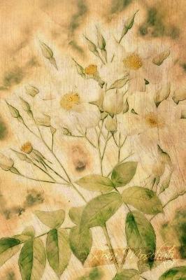 Rosa Moschata: Floral Notebook with Flower Illustrations on Every Page