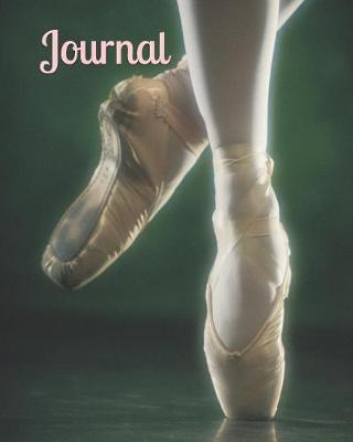 Journal: Ballet Theme Journal for Students - 70 Pages Lined / Ruled Blue Notebook - Ballet, Ballerina, Classical Dance