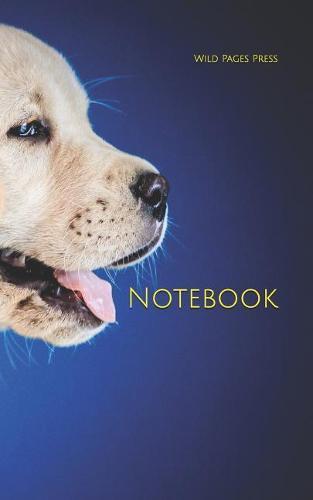 Notebook: puppy labrador retriever white yellow cute