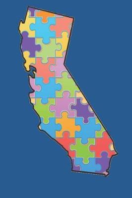 California Autism Awareness Journal: 200 Blank Line Pages for Note Taking Especially Designed Cover for Autism Families in California