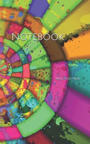 Notebook: Color Hippy Hippies Colourful Art Artist Homework