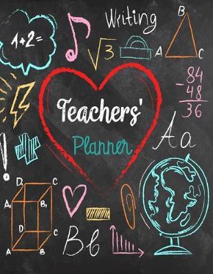 Teachers Planner: Weekly and Monthly Time Management Lesson Planner for Teachers- Academic Year Lesson Plan and Record Book July 2019 - July 2020