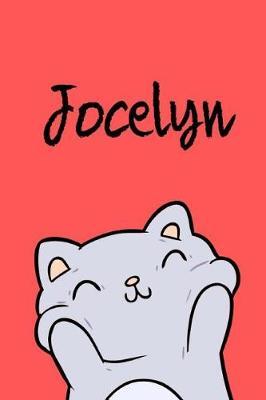Jocelyn: Din A5 - 110 Seiten Blanko - Mein Malbuch - Personalisierter Kalender - Vornamen - Sch nes Notizbuch - Notizblock Rot - Kinderbuch - Jugendbuch - Organizer - Malblock Mit Namen