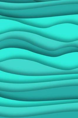 Blue Waves Bullet Journal: Teal Blue Wave Pattern Bujo Journal, Dotted Bullet Dots Note Pad - Christmas Present, Easter Basket Stuffer, Birthday Gift for Women, Kids, Teens, Men (Size 6x9)