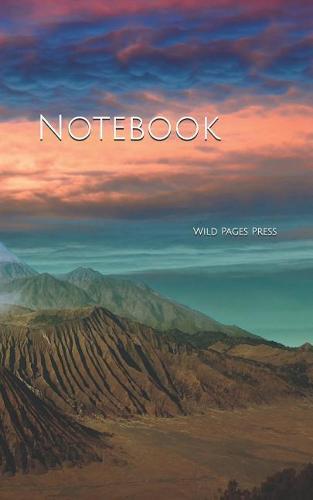 Notebook: Landscape Volcano Mountain Sky Clouds Scenic