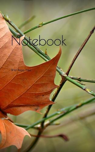 Notebook: Autumn Leaf Withered Dry Vein Pattern Twig Season