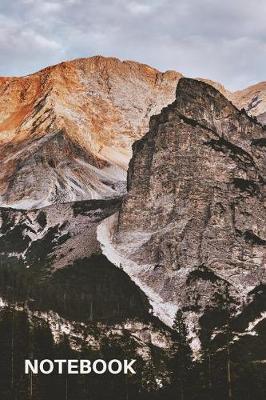 Notebook: Mountains Notebook (Journal, Diary, Log Book, Composition Book) (6 X 9 Medium) (120 Pages Lined Notebook)