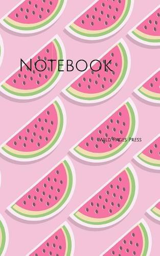 Notebook: Melons pattern food fruits melon background