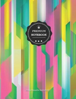 Premium Notebook: XXL Artist`s Sketch Book: 8.5 X 11 Inches, Personalized Artist Drawing Book Colors001: 110 Pages, Drawing, Sketching and Creative Art Works. Notebook and Sketchbook to Draw