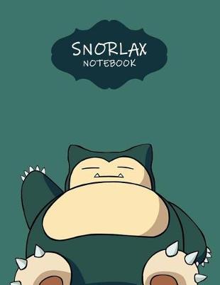 Snorlax Notebook: Favorite Pokemon Blankbook Journal