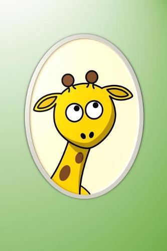 Notebook: Giraffe Notebook For Kids - Wide Ruled 190 Pages - 6x9 White Pages