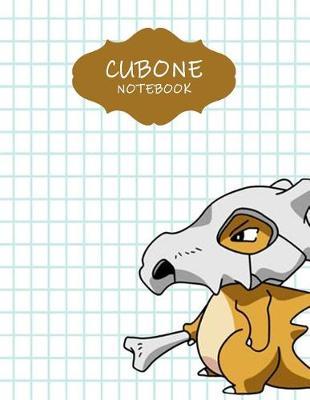 Cubone Notebook: Favorite Pokemon Grid Blankbook Journal
