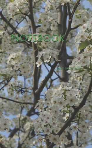 Notebook: Tree white buds blossom spring