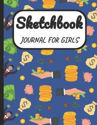 Sketchbook Journal for Girls: A Large Note Book for Girls of All Ages with Blank Paper for Drawing and Sketching: Artist Edition with Girly Cover