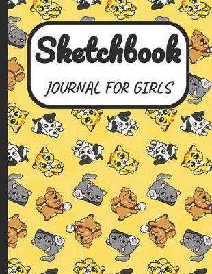Sketchbook Journal for Girls: A Large Note Book for Girls of All Ages with Blank Paper for Drawing and Sketching: Artist Edition with Girly Cover