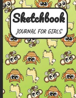 Sketchbook Journal for Girls: A Large Note Book for Girls of All Ages with Blank Paper for Drawing and Sketching: Artist Edition with Girly Cover