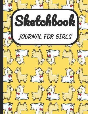 Sketchbook Journal for Girls: A Large Note Book for Girls of All Ages with Blank Paper for Drawing and Sketching: Artist Edition with Girly Cover