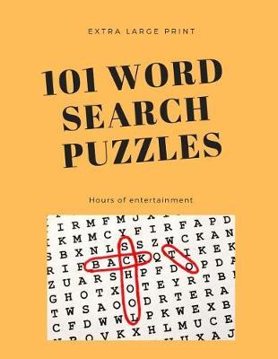 101 Word Search Puzzles: Extra Large Print