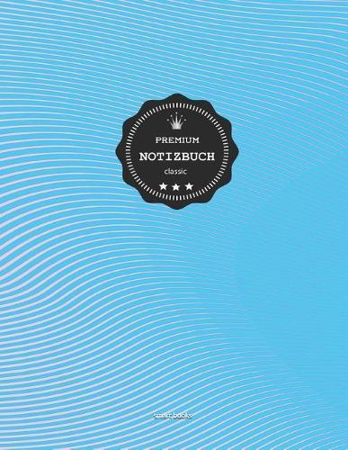 Premium Notizbuch: A4 150 Seiten Kariert Mit Doppelseitigem Rand Ap001 Meer (Mit Register, Seiten Numeriert, Vintage Softcover - Dickes Notizheft, Schulheft, Matheheft, Rezeptebuch, Schreibheft)