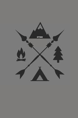 Outdoor: Camping Outdoor Notebook Camper Notizbuch Planer 6x9 Lined