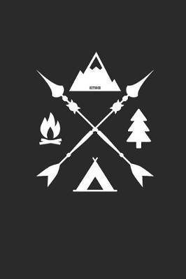 Outdoor: Camping Outdoor Notebook Camper Notizbuch Planer 6x9 Lined