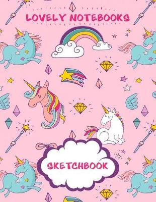 Sketchbook: Cute Unicorn: 120 Pages of 8.5 x 11 Blank Paper for Drawing, Sketching and Doodling (Sketchbook for Girls)