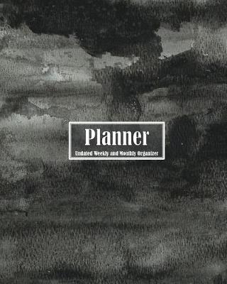 Planner Undated Weekly and Monthly Organizer: Simple Planner for One Year