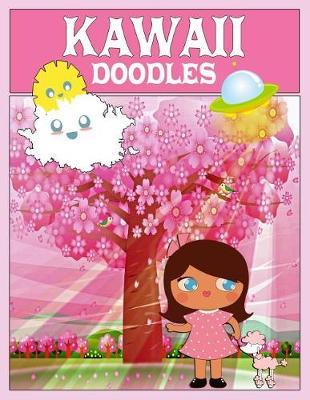 Kawaii Doodles: Japanese Kawaii Characters Drawing Sketchbook Blank 120 Pages 8.5x11