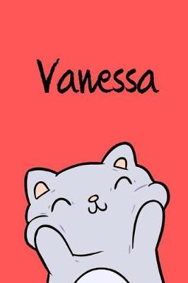 Vanessa: Din A5 - 110 Blanko Seiten - Mein Malbuch - Personalisierter Kalender - Vornamen - Sch nes Notizbuch - Notizblock Rot - Kinderbuch - Jugendbuch - Organizer - Malblock Mit Namen