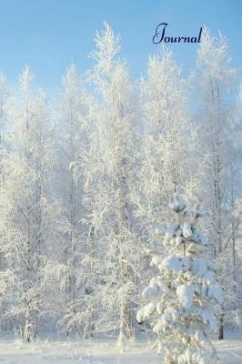 Journal: A 6 x 9 inch notebook, winter scene cover, for writing and planning