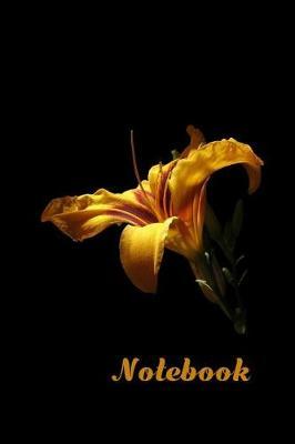 Notebook: Yellow floral cover on a 6 x 9 inch journal for writing