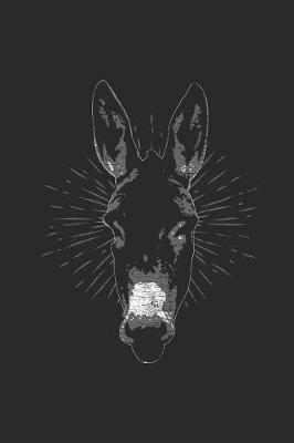 Donkey Head: Donkeys Notebook, Blank Lined (6 x 9 - 120 pages) Animal Themed Notebook for Daily Journal, Diary, and Gift