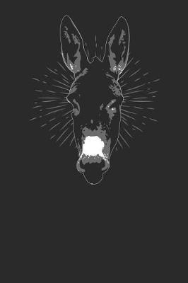 Donkey Head: Donkeys Notebook, Blank Lined (6 x 9 - 120 pages) Animal Themed Notebook for Daily Journal, Diary, and Gift