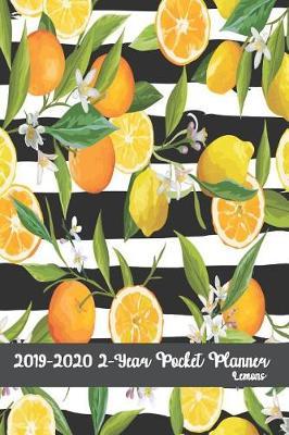 2019-2020 2-Year Pocket Planner Lemons 6x9: Pocket Size Monthly Schedule Organizer - Agenda Planner For 24 Months Calendar, Appointment Notebook