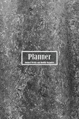 Planner Undated Weekly and Monthly Organizer: Simple Planner for One Year