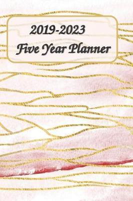 2019-2023 Five Year Planner 6x9: Marble Gold 60 Months Calendar Yearly Goals Monthly Task Checklist Personal Management Record Journal Writing ... Year Monthly Calendar Planner)