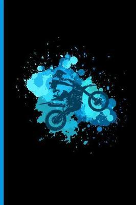 Motocross Splatter Dirt Bike: Motocross Sports Race notebooks gift (6x9) Lined notebook