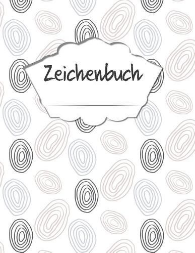 Zeichenbuch: DIN A4, 130 Seiten, leere Seiten zum Selbstgestalten, Vintage, Softcover, zum Zeichnen fur unterwegs und Zuhause