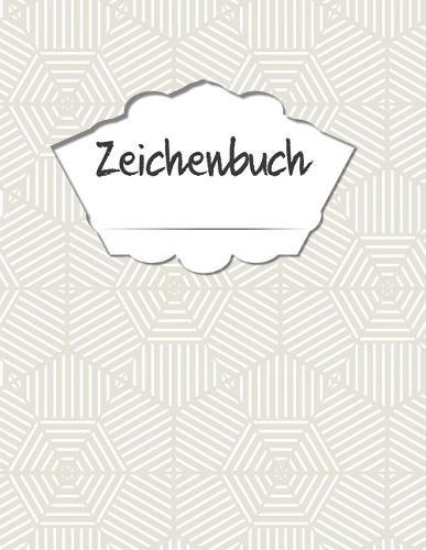 Zeichenbuch: DIN A4, 130 Seiten, leere Seiten zum Selbstgestalten, Vintage, Softcover, zum Zeichnen fur unterwegs und Zuhause