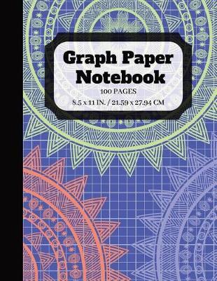Graph Paper Notebook: Squared Graphing Paper Quad Ruled 5 squares per inch 100 pages 8.5 x 11 in. large print