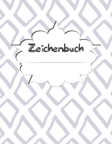 Zeichenbuch: DIN A4, 130 Seiten, leere Seiten zum Selbstgestalten, Vintage, Softcover, zum Zeichnen fur unterwegs und Zuhause