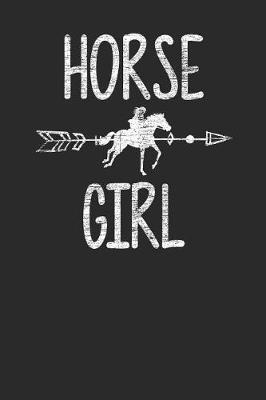 Horse Girl: Horses Notebook, Dotted Bullet (6  x 9  - 120 pages) Animal Themed Notebook for Daily Journal, Diary, and Gift