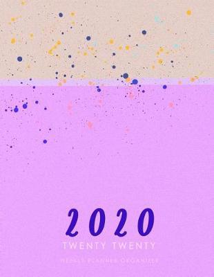 2020 Weekly Planner Organizer: Watercolor pink cover Monthly Calendar Schedule