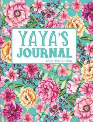 Yaya's Journal: Aqua Floral Edition