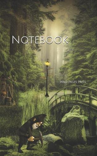 Notebook: Dwarf forest fantasy fairy tales landscape