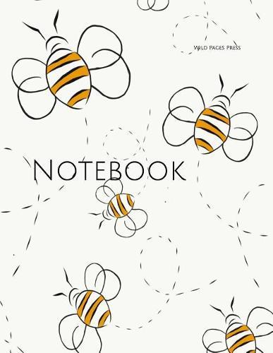 Notebook: Pattern design nature art bee bees drawing insects